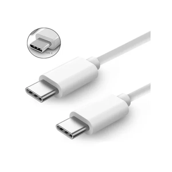 Usb Type-C To Type C (2 Ucu Type C) Hızlı Şarj Data Kablo - 1 Mt