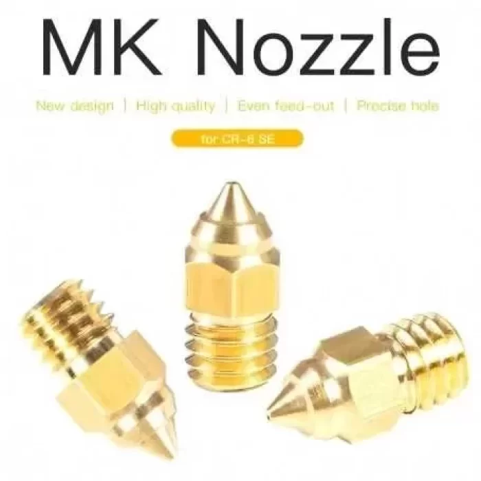 Creali̇ty Cr-6 Se Nozzle Mk8 Uyumlu Nozzle 1 Mm