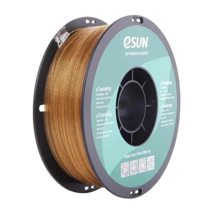 Esun eTwinkling Filament 1.75 Mm Gold