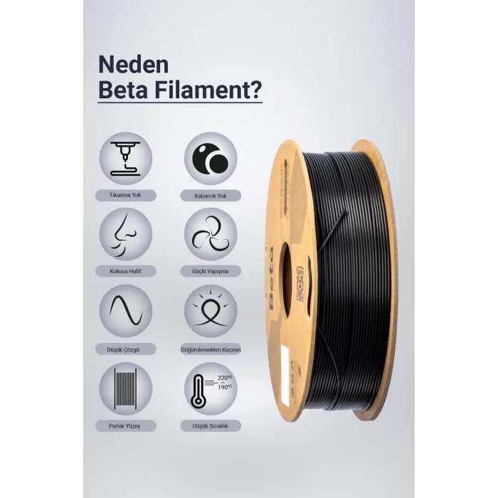 Beta PLA High-Speed Filament Kırmızı