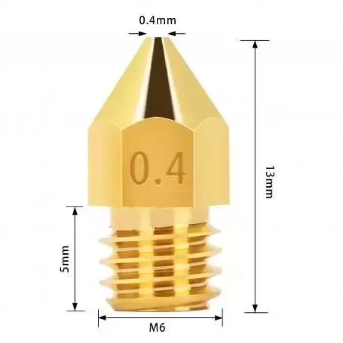 Creality Ender 3 V2 3D Yazıcı MK8 Nozzle