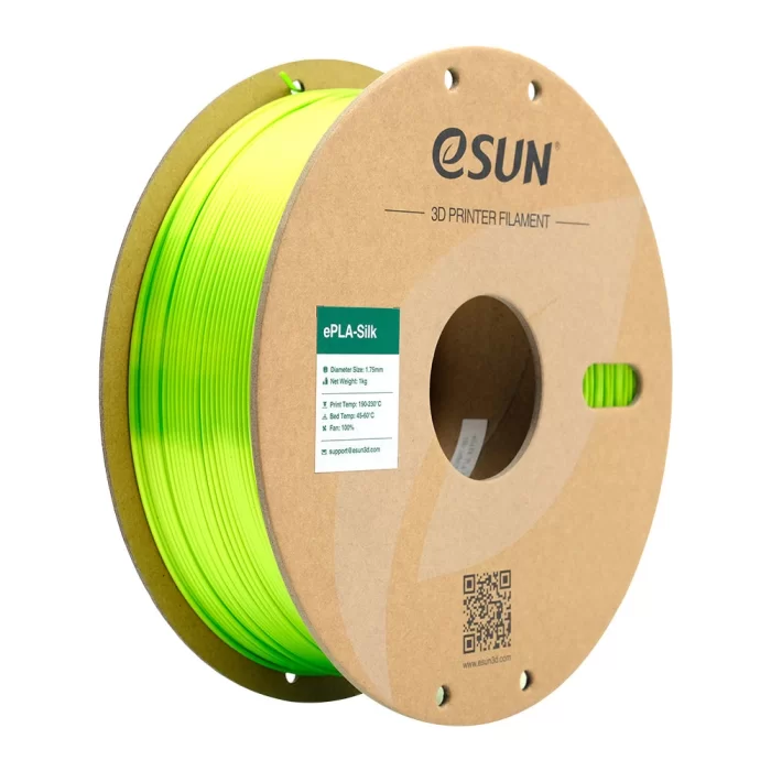 Esun Esilk 1.75Mm Parlak Yüzeyli Limon Yeşili Filament - Lime