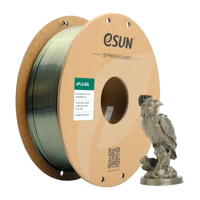 eSUN Silk PLA 3D Printer Filament Bronze