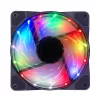 12Cm Kasa Fanı 3D 15 Led Rgb Soğutucu Fan Sessiz Renkli Işıklı