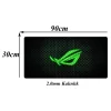 Asus XL Büyük Boy Kaydırmaz Taban Yıkanabilir Gaming Oyuncu MousePad 90 x 30 CM