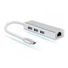 Type C To 3 Port Usb 3.0 Hub Çoklayıcı Ethernet Macbook