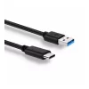 Type-C Usb Kablo 3.1 Hızlı Veri Aktarım Şarj Kablosu - Siyah - 1 Metre