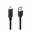 Type-C Usb Kablo 3.1 Hızlı Veri Aktarım Şarj Kablosu - Siyah - 1 Metre