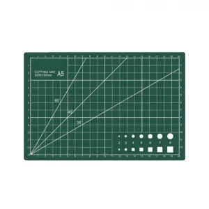 A5 Kesme Matı - Cutting Mat - Kesme Altlığı - Kesim Tablası - 22*15cm - Yeşil