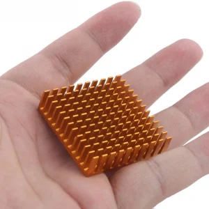 Chipset Cpu Gpu Vga Ram Led Aliminyum Pasif Soğutucu Bakır 35 x 35 x 10 MM