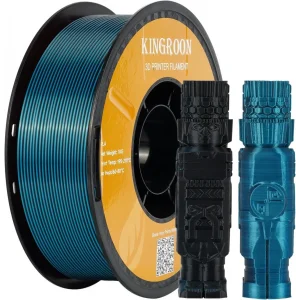 Kingroon PLA Silk Çift Renk Siyah Mavi 1.75 1 KG