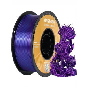 Kingroon PLA Silk üçlü renk Filament - Mavi Mor Kırmızı - 1,75 - 1KG