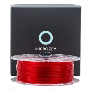 Microzey Şeffaf Kırmızı Pro Hyper Speed Filament