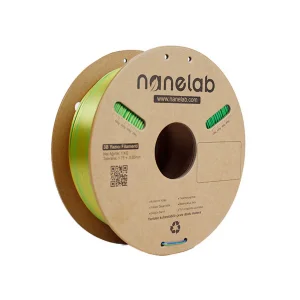 Nanelab Üç Renk Silk PLA Filament - Gold-Green-Blue - 1.75mm - 1Kg