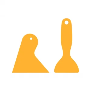 Plastik Spatula Seti - 2 Parça