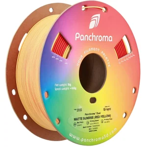 Polymaker Panchroma Dual PLA Mat Gündoğumu (Kırmızı - Sarı)