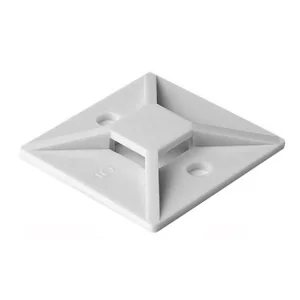 Yapışkanlı Kroşe - 30x30mm Kablo Bağı - 5 Adet