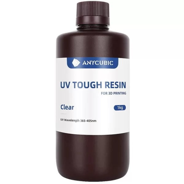 Anycubic Uv Tough Sert Esnek Şeffaf Reçine 1 KG