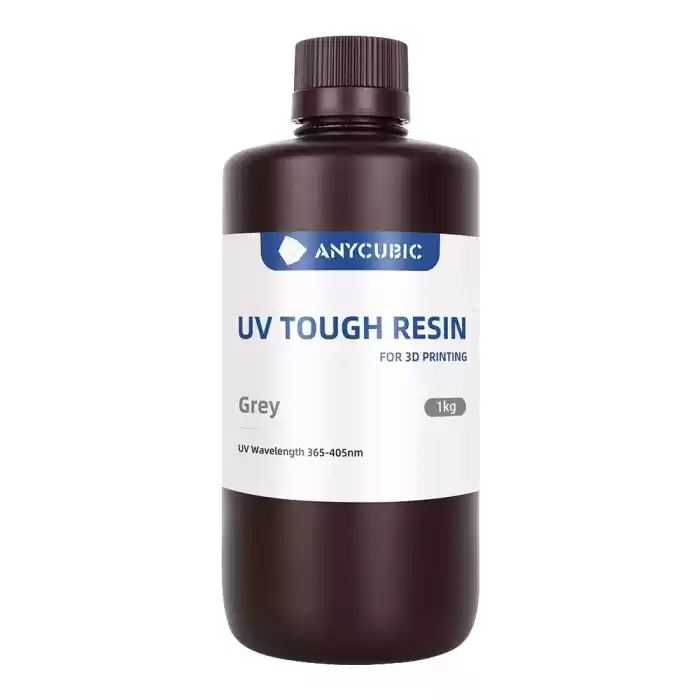 Anycubic UV Tough (Sert Esnek) Gri Reçine 1 kg