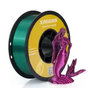 Kingroon PLA Silk Çift Renk Filament Kırmızı Yeşil