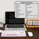 CIDOO ABM067 Nebula Esports RGB Mekanik 3 Mode Kablosuz Klavye KİTİ (MOR)