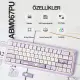 CIDOO ABM067 Nebula Esports RGB Mekanik 3 Mode Kablosuz Klavye (MOR)
