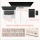 CIDOO ABM067 Nebula Esports RGB Mekanik 3 Mode Kablosuz Klavye (PEMBE)