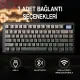 CIDOO ABM081 Stellar Esports RGB Mekanik 3 Mode Kablosuz Klavye KİTİ (SİYAH)