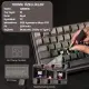 CIDOO ABM081 Stellar Esports RGB Mekanik 3 Mode Kablosuz Klavye KİTİ (SİYAH)