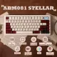 CIDOO ABM081 Stellar Esports RGB Mekanik 3 Mode Kablosuz Klavye (IVORY COFFY)