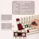 CIDOO ABM081 Stellar Esports RGB Mekanik 3 Mode Kablosuz Klavye (IVORY COFFY)