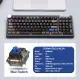 CIDOO ABM098 Esports RGB Mekanik 3 Mode Kablosuz Klavye (SİYAH)