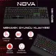 Node Game Nova ND-MK-104BR Mekanik Rainbow Işıklı Klavye Siyah (Red Switch)