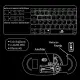 Steep Solid ST-078 Kablosuz Türkçe Klavye - Mouse Set (Gümüş)