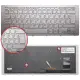 Sony Vaio SVF15N1X2R, SVF15N1Y2E Klavye Işıklı (Gümüş TR)