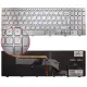 Dell Inspiron 15-7537, 15-7737 Klavye Işıklı (Gümüş TR)