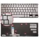 Asus UX490UA Serisi Notebook Klavye (Işıklı Gümüş TR)