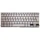 Asus UX490UA Serisi Notebook Klavye (Işıklı Gümüş TR)