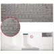 Toshiba Satellite C800, C805, C840, C845, L800, L805, L830, L840 Serisi Notebook Klavye (Beyaz TR)