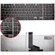 Toshiba Satellite C870-CTK, C870-D4W, C870-D5W Notebook Klavye Işıklı (Siyah TR)