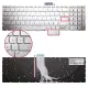 HP Pavilion 15-aw, 15-aw000, 15-aw100 Notebook Klavye Işıklı (Gümüş TR)