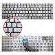 Hp 15-DA2033NT 9HN16EA, 15-DA2035NT 9RG83EA Notebook Klavye (Gümüş TR)