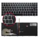 HP EliteBook 745 G5, 745 G6 Klavye Işıklı (Siyah TR)
