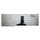 Toshiba Satellite C660-1WT, C660-1WW Notebook Klavye (Beyaz TR)