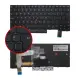 Lenovo ThinkPad 01AX516 ,01AX557, 01AX598 Klavye Işıklı (Siyah TR)