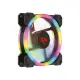 Gameagle GE-RBW12B Blast Zone 120mm Gökkuşağı RBW Led Fan - Performans Seri Sessiz Kasa Egzoz Fanı (Siyah)