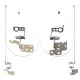 Packard Bell TE11, TS11, TS13, TS44, TV44 Notebook Menteşe Seti