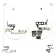 Lenovo ideaPad G575 Type 20081, 24383 Notebook Menteşe Seti
