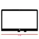 HP Pavilion x360 924298-001 Dokunmatik Ön Cam Panel - Ekran