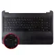 Hp 15-AC, 15-AF, 15-AY, 15-BA Serisi Üst Kasalı Klavye (Siyah TR)